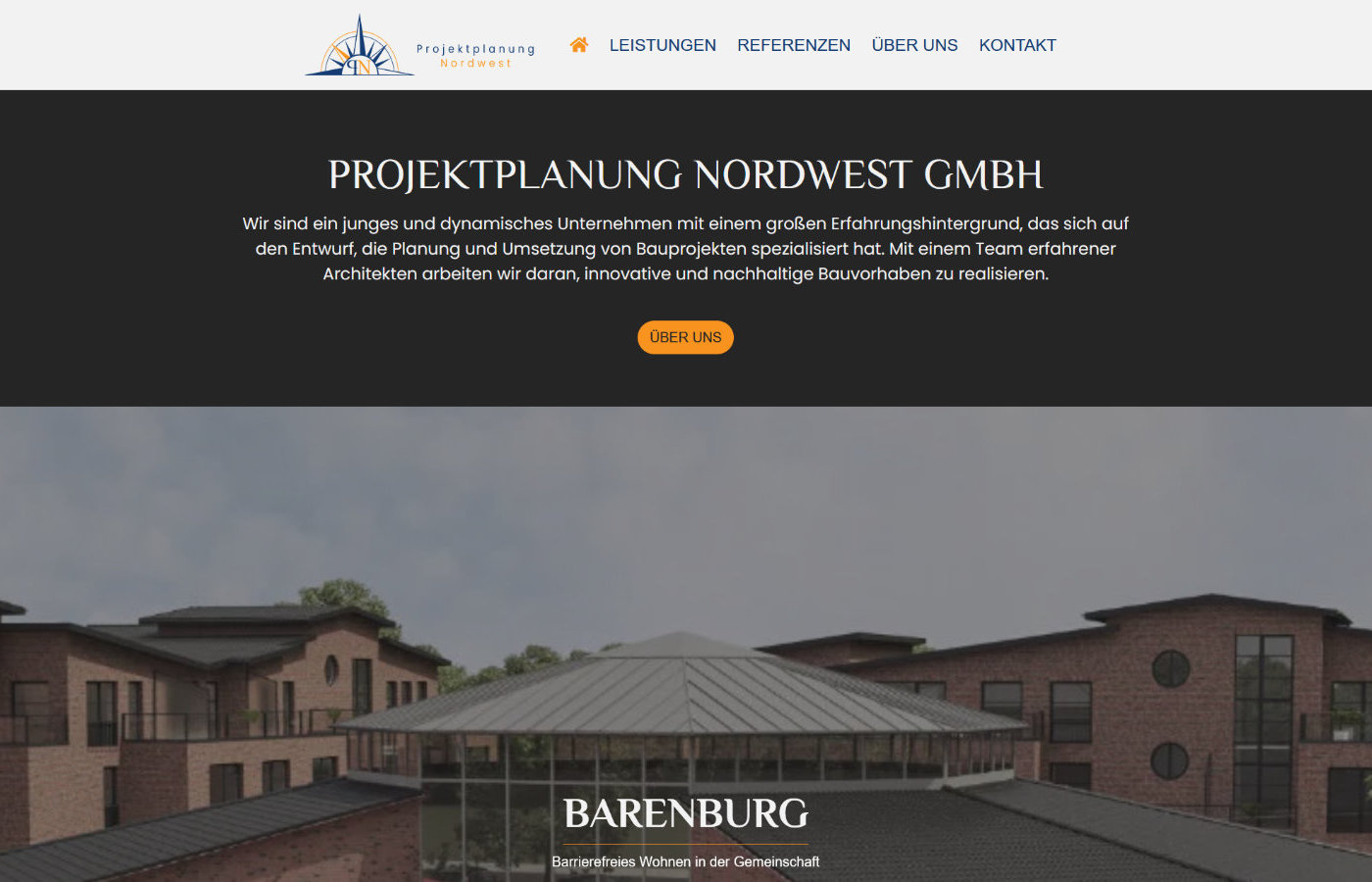 Startseite der Projektplanung Nordwest GmbH