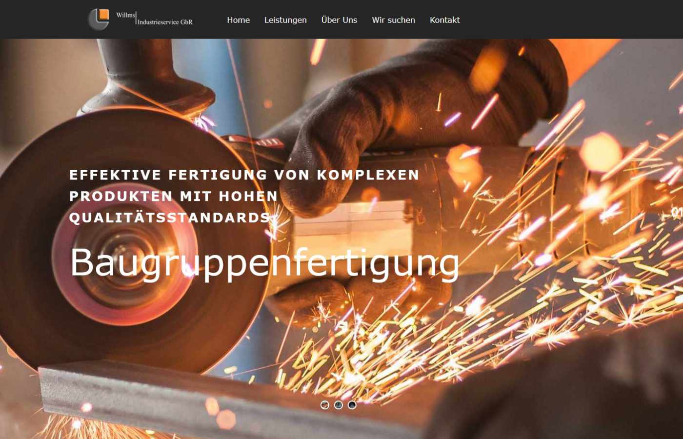 Startseite der Wills Industrieservice GbR